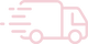 Pink delivery truck icon on a white background